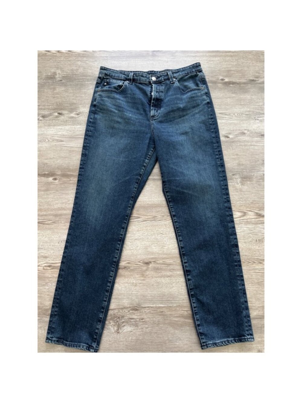 AG Adriano Goldschmied Alexxis Slim Jeans Womens 32 Hi Rise Vintage Button Fly